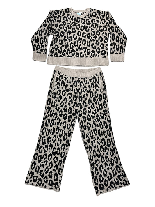 Pants Set 2Pc By Joyspun In Animal Print, Size:L