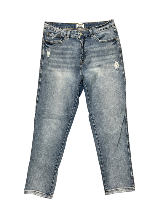 Jeans Straight By Kensie In Blue Denim, Size:10
