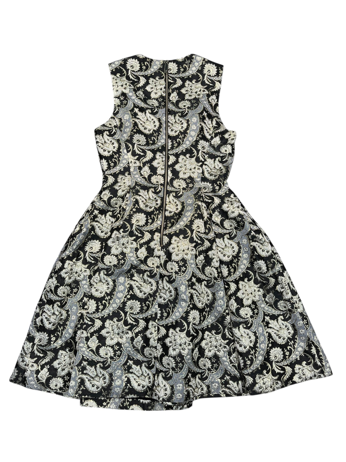 Dress Party Short By Ted Baker In Black & Gold, Size:S