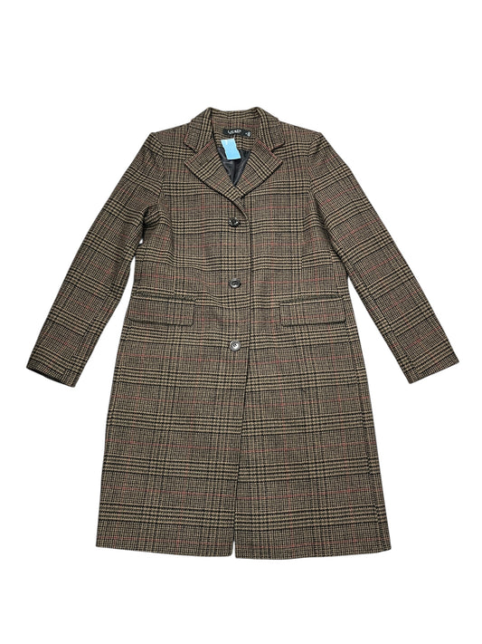Coat Trench Coat By Lauren By Ralph Lauren In Plaid Pattern, Size:M