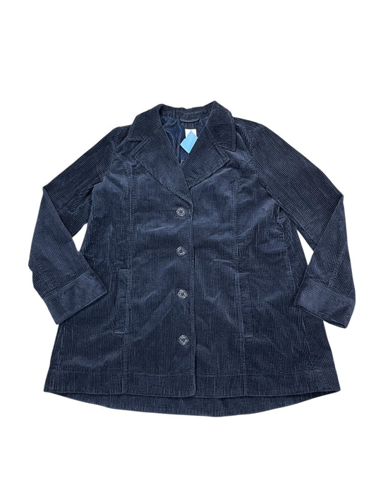 Jacket Shirt By J. Jill In Navy, Size:S