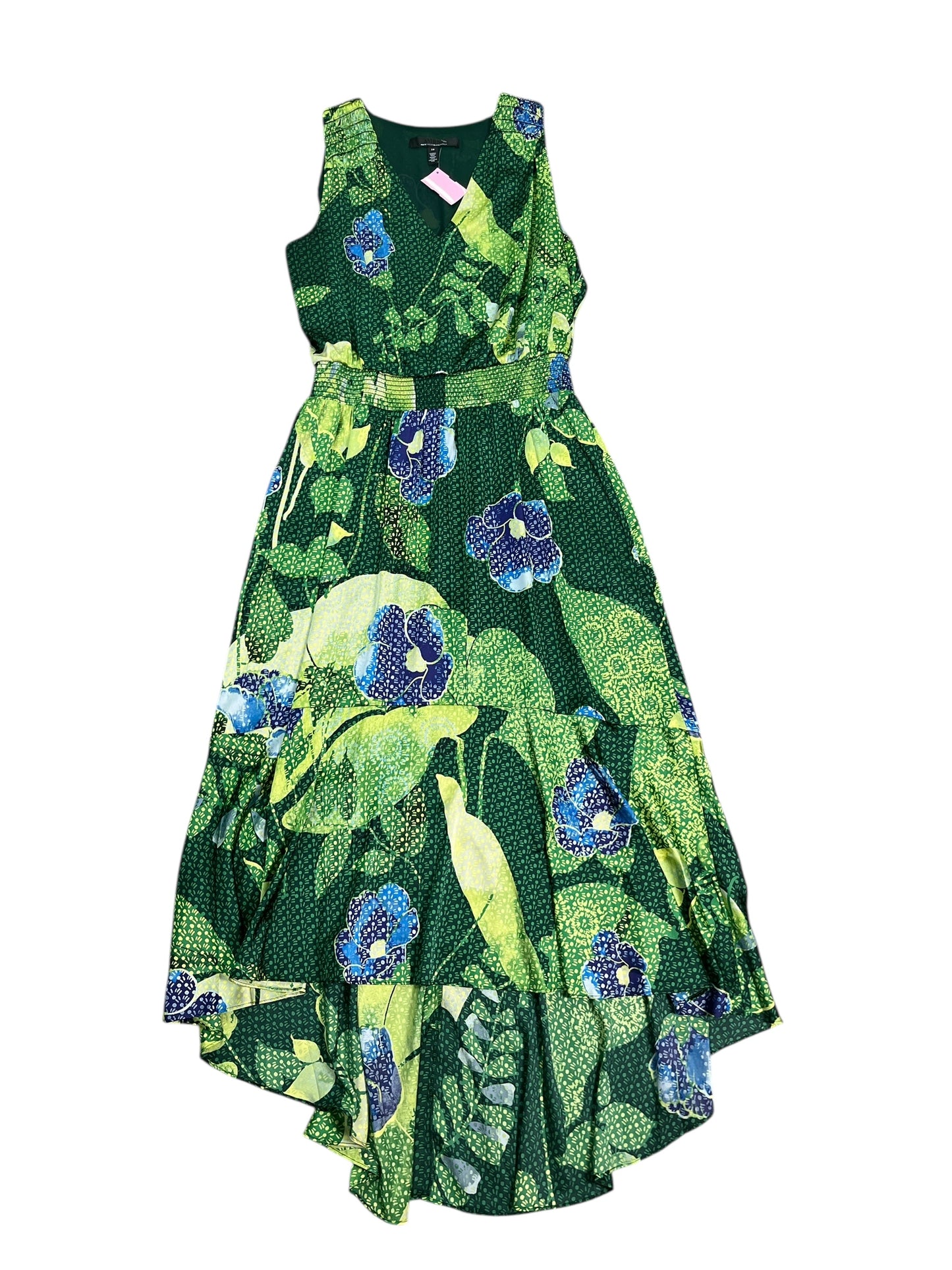 Dress Party Midi By White House Black Market In Green, Size:M