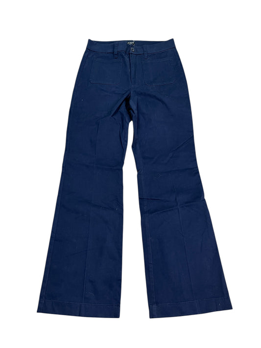 Pants Wide Leg By J. Crew In Navy, Size:Xs