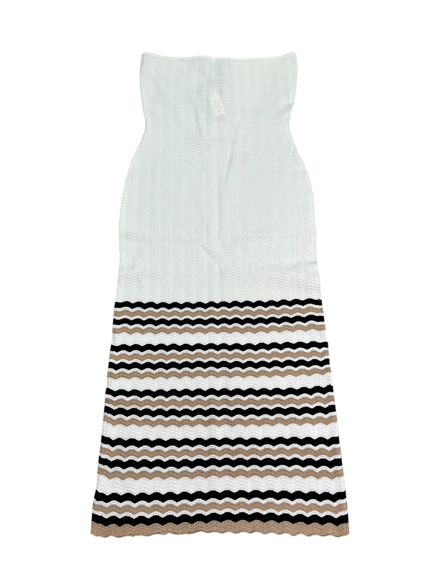 Dress Casual Maxi By Mable In White, Size:L
