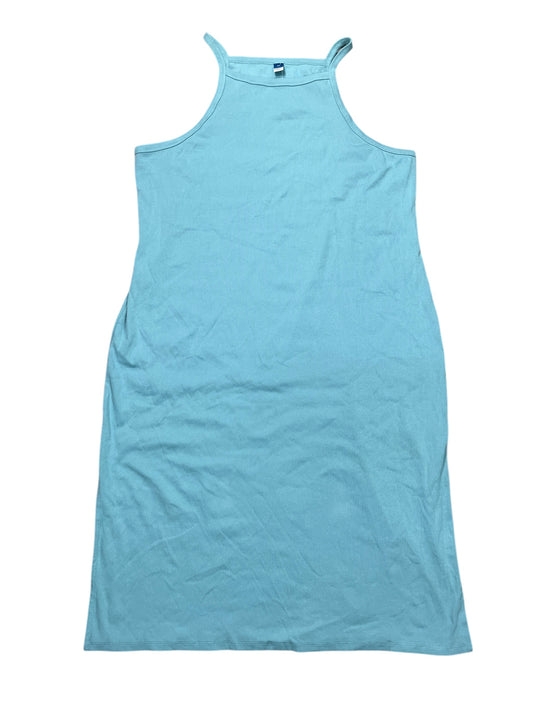 Dress Casual Midi By Old Navy In Blue, Size:4X