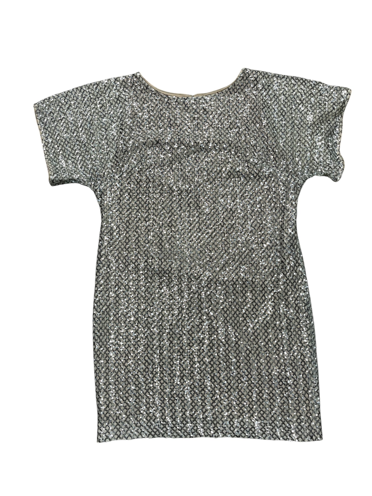Dress Party Short By Vince Camuto In Silver, Size:M