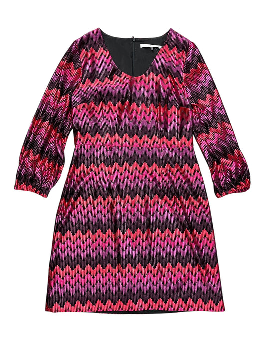 Dress Casual Short By Trina Turk In Pink & Purple, Size:M