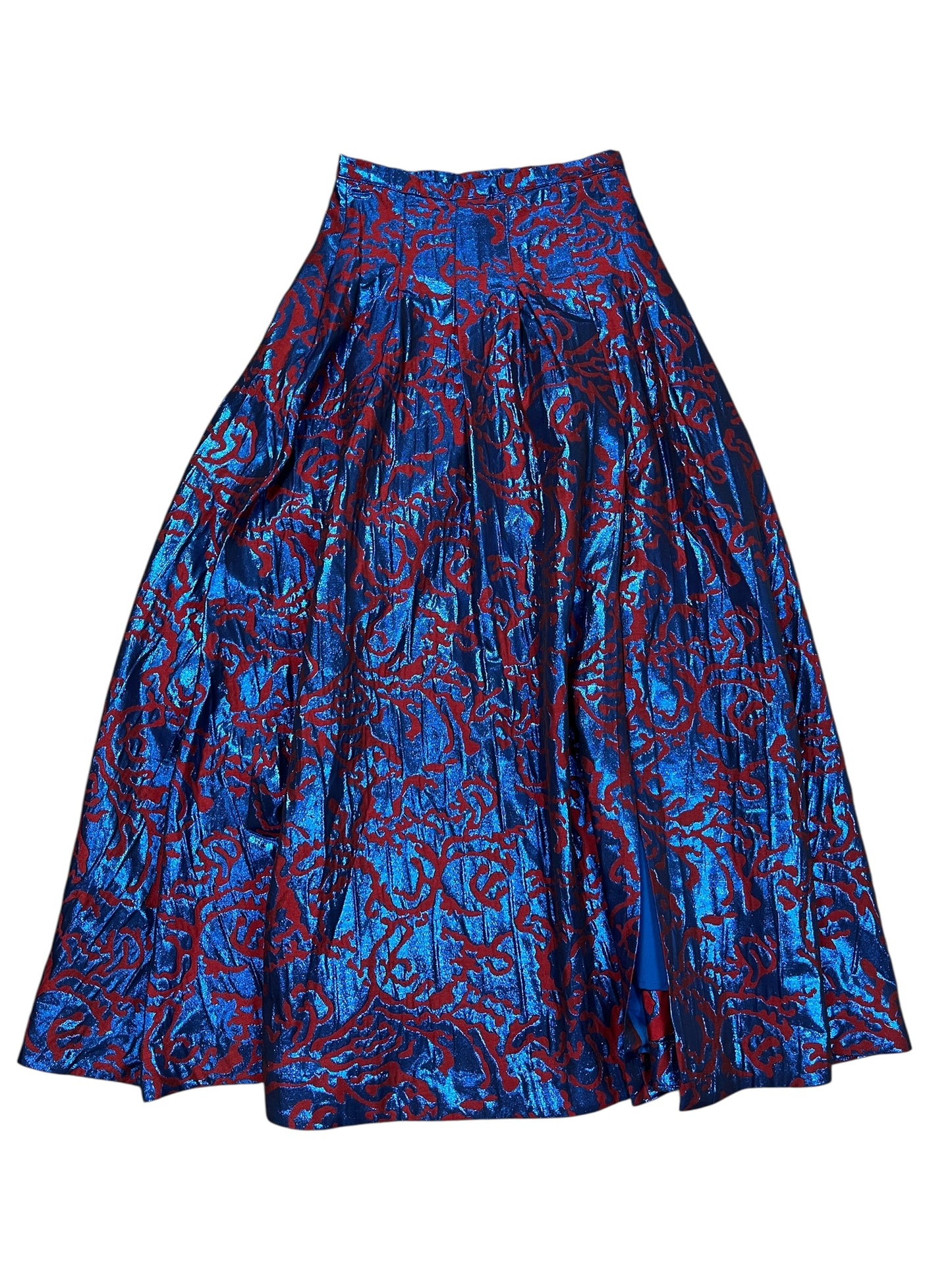 Skirt Maxi By Maeve In Blue & Red, Size:S