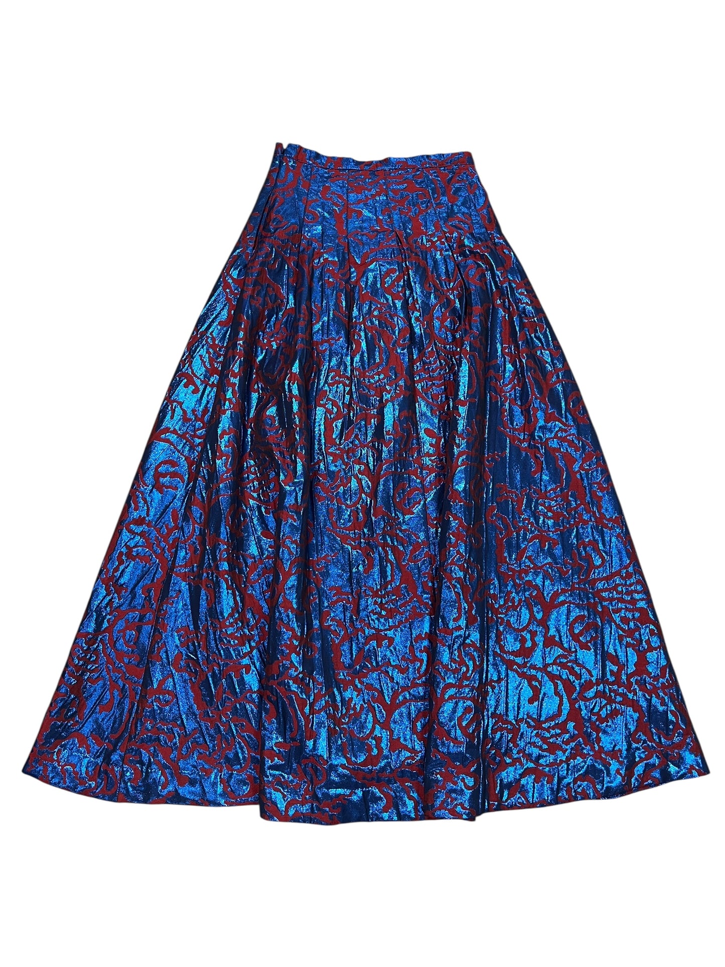 Skirt Maxi By Maeve In Blue & Red, Size:S
