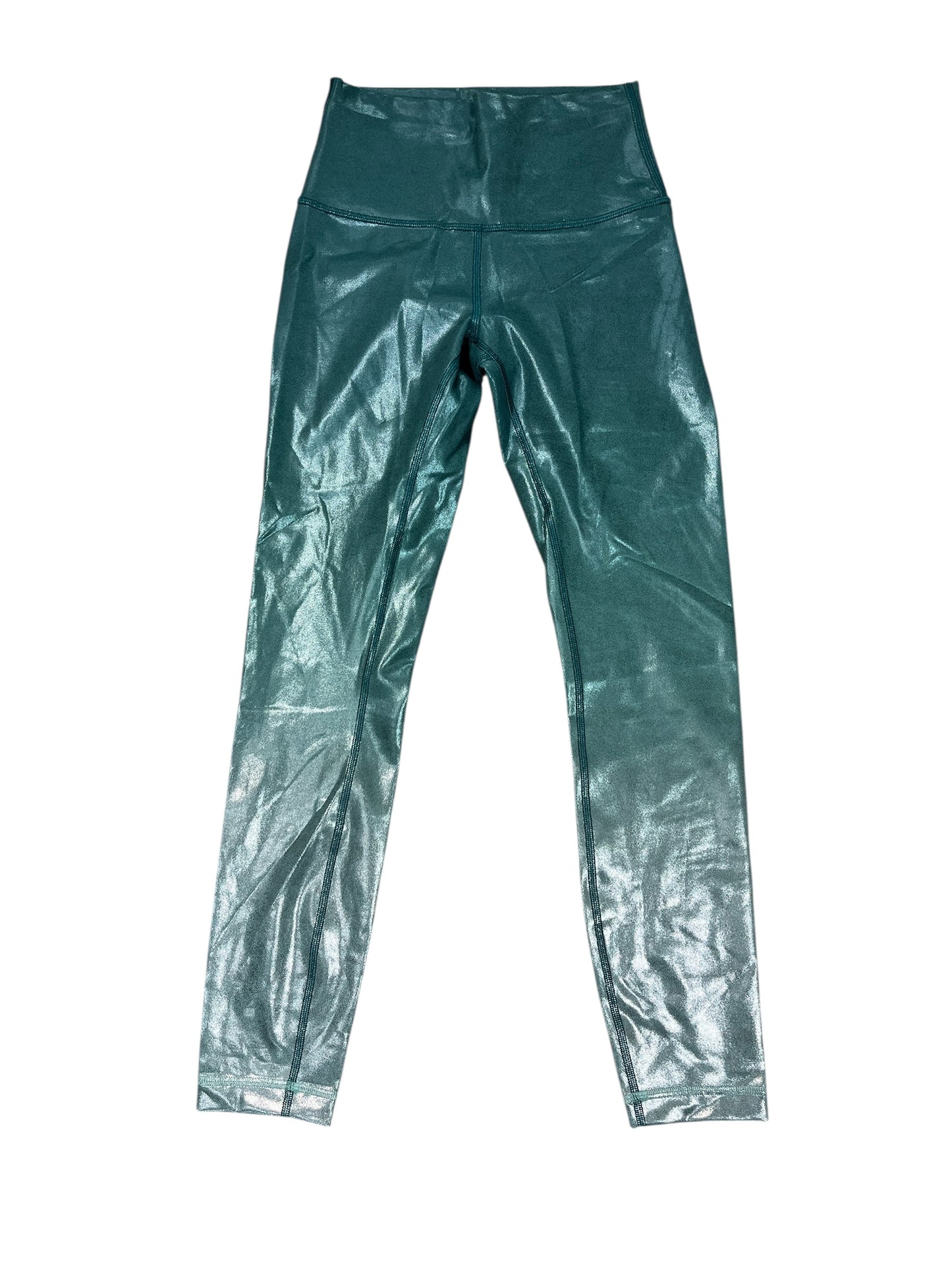 Athletic Leggings By Lululemon In Green, Size:S