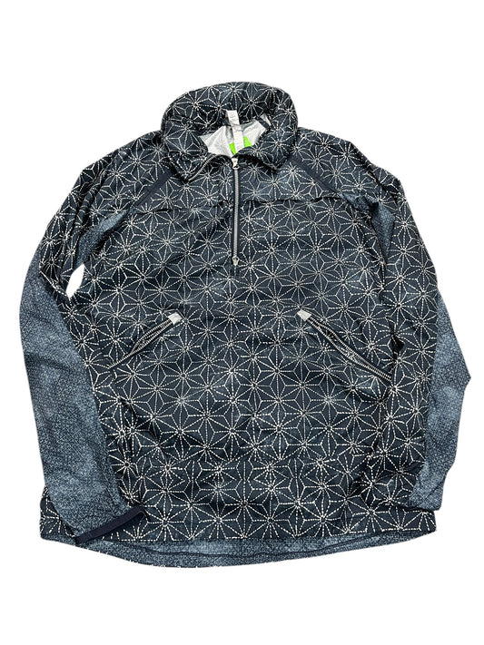 Athletic Jacket By Lululemon In Geometric Pattern, Size:S