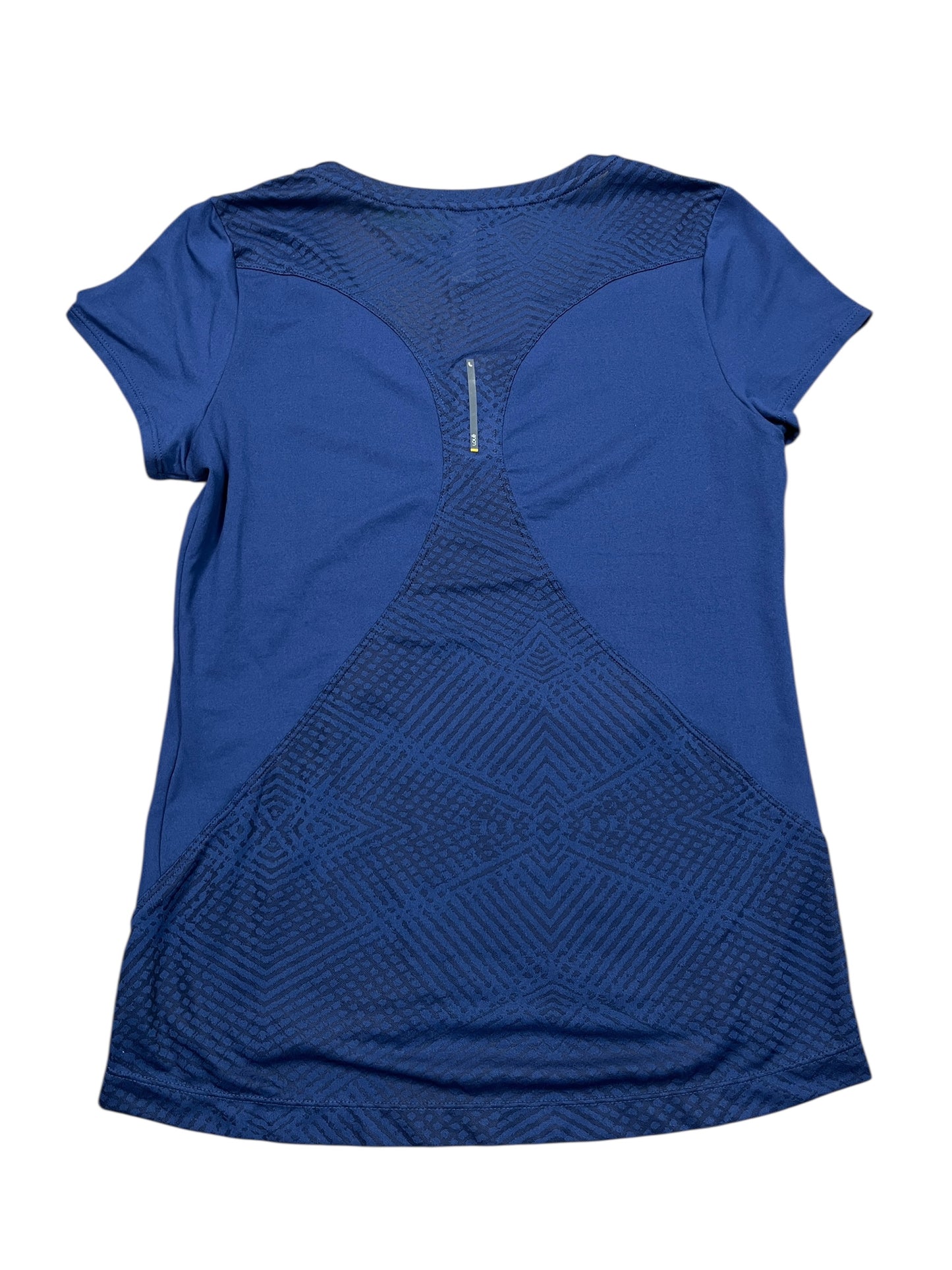 Athletic Top Ss By Lole In Navy, Size:S