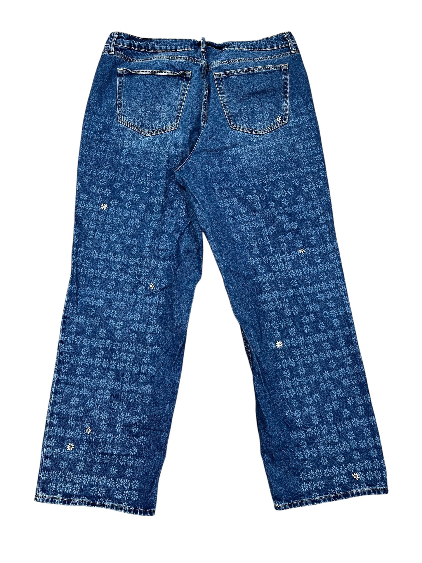 Jeans Boyfriend By Universal Thread In Blue Denim, Size:16