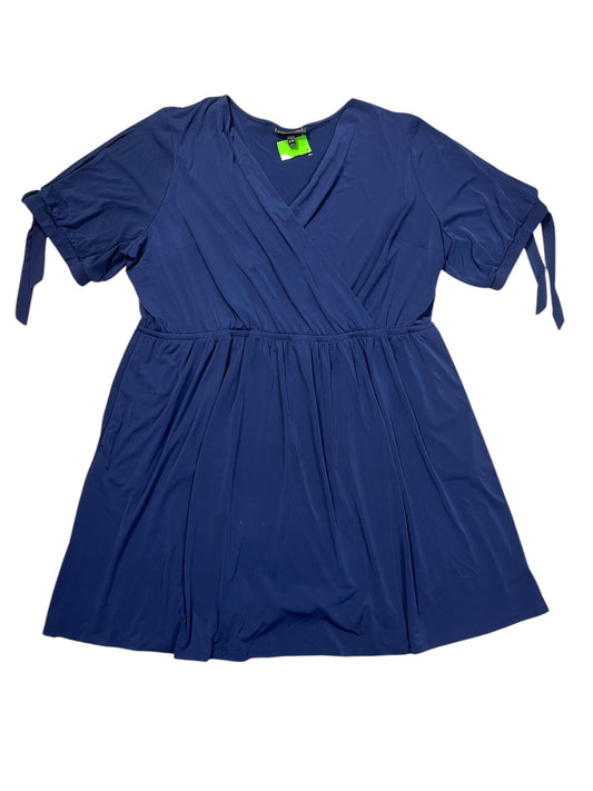 Dress Casual Short By Lane Bryant In Navy, Size:4X