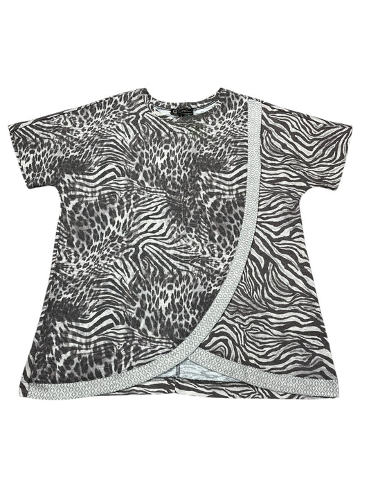 Top Ss By Diane Gilman In Grey, Size:L
