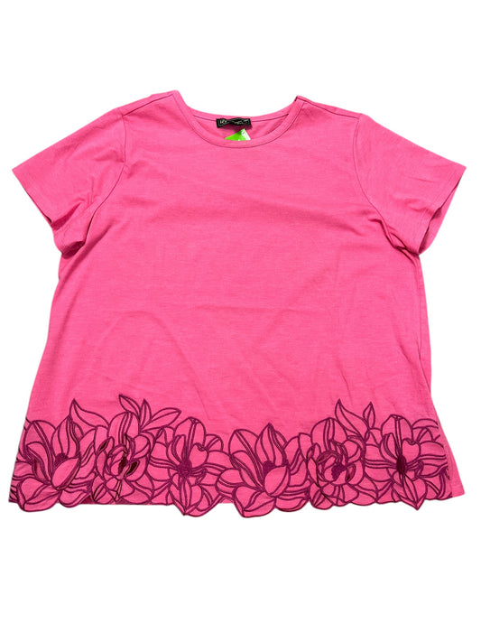 Top Ss By Diane Gilman In Pink, Size:L