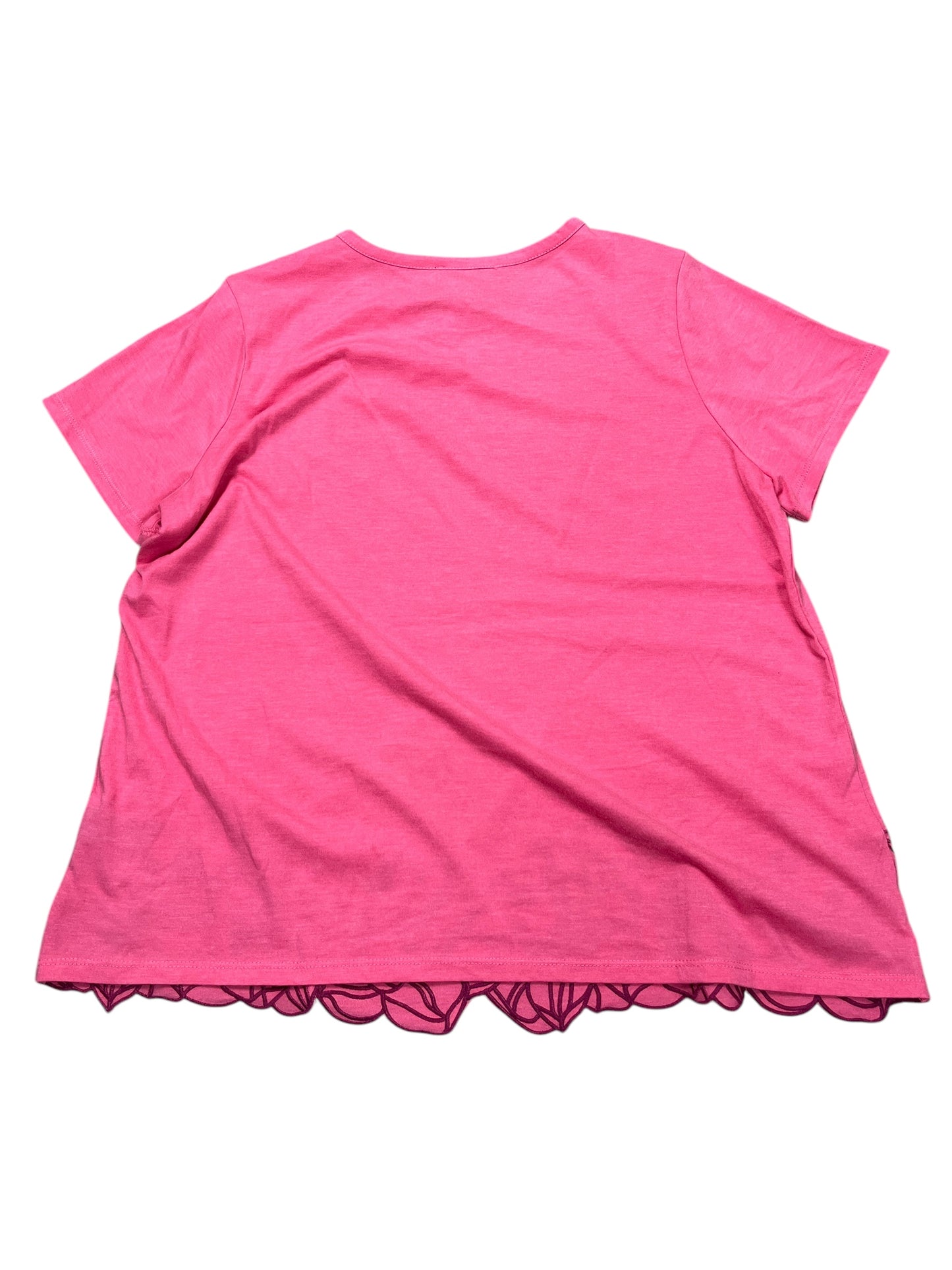 Top Ss By Diane Gilman In Pink, Size:L