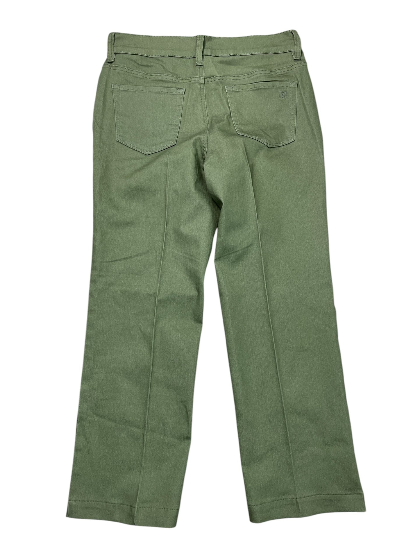Jeans Wide Leg By Diane Gilman In Green Denim, Size:14