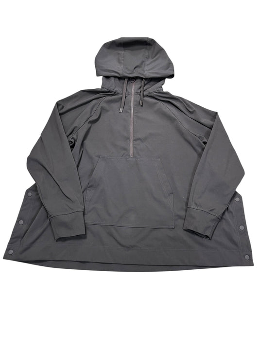 Athletic Top Ls Hoodie By Athleta In Brown, Size:S