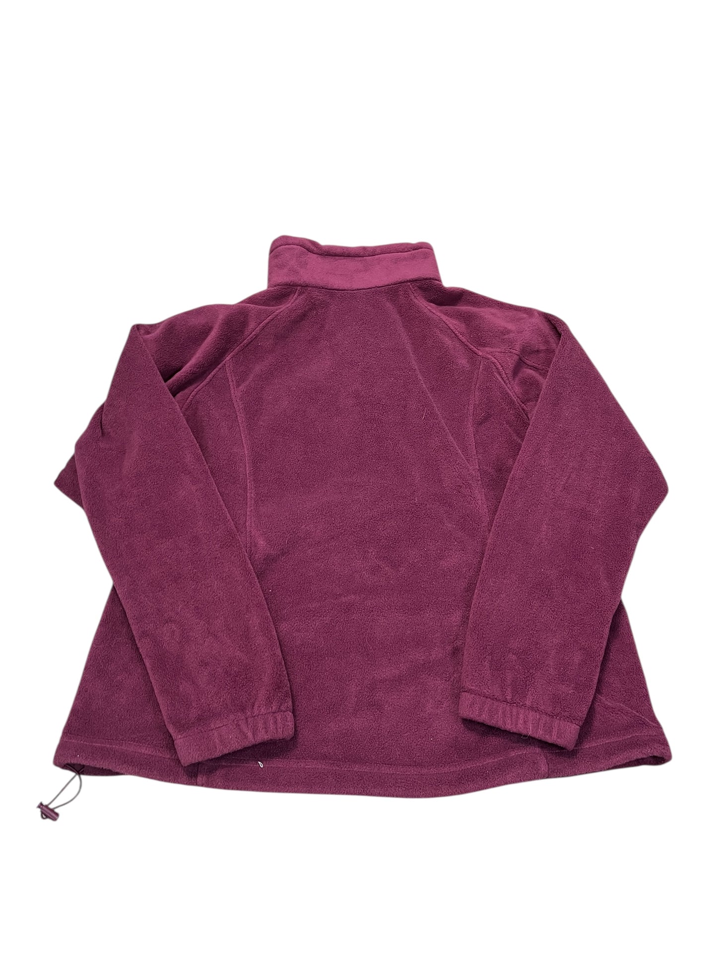 Jacket Fleece By Columbia In Purple, Size:1X