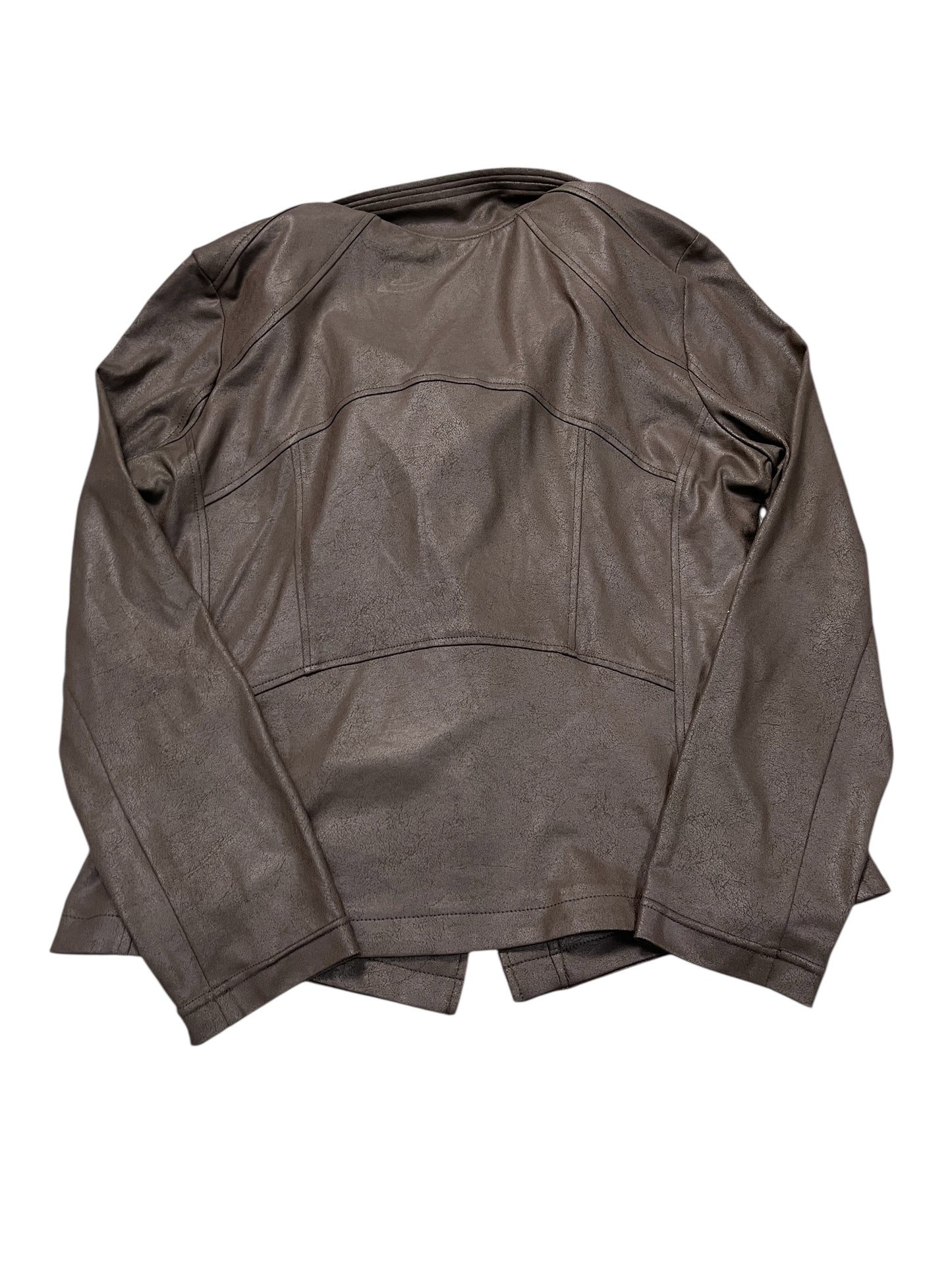 Jacket Moto By Cmc In Brown, Size:M