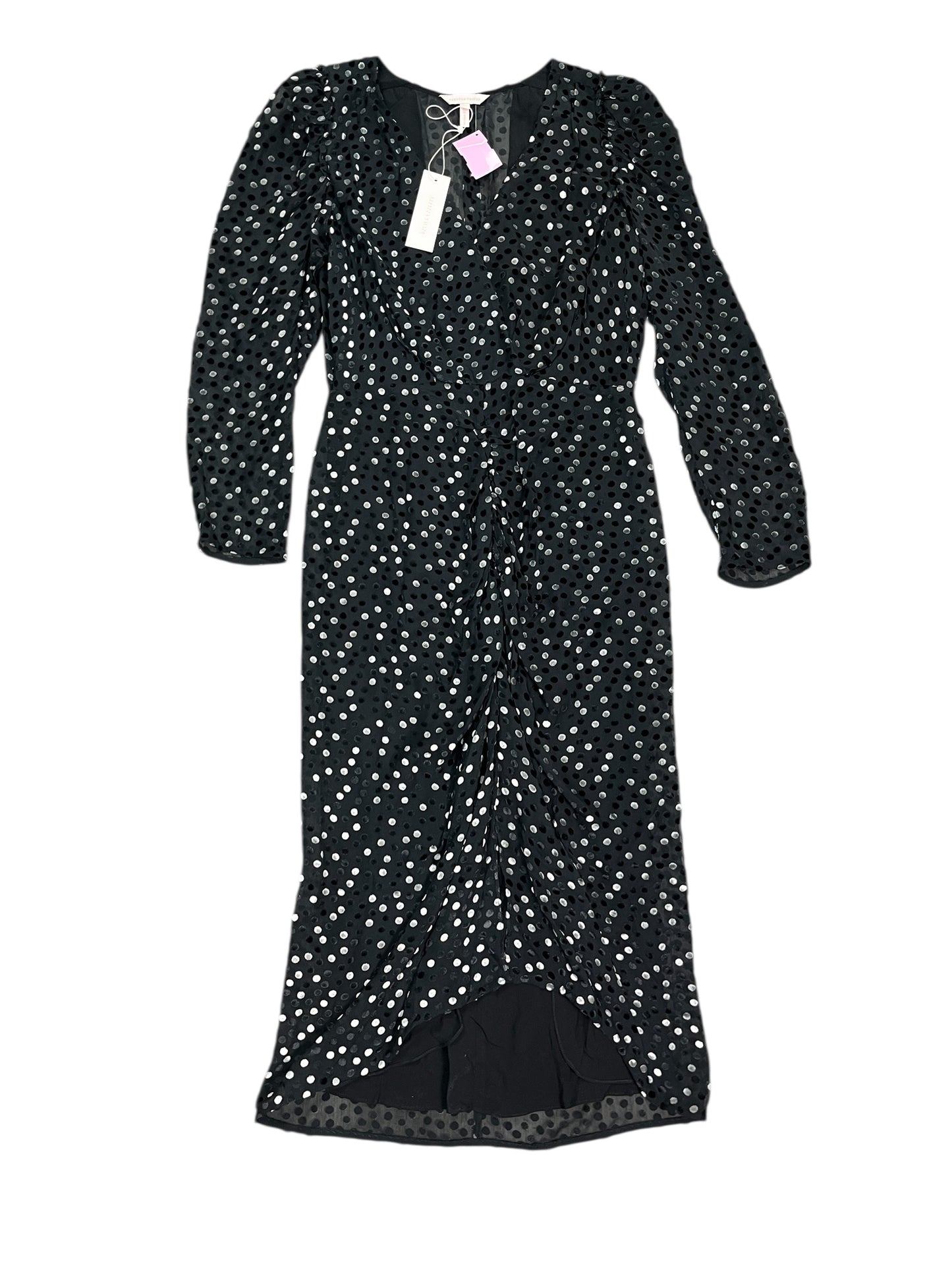 Dress Casual Midi By Rebecca Taylor In Black, Size:S