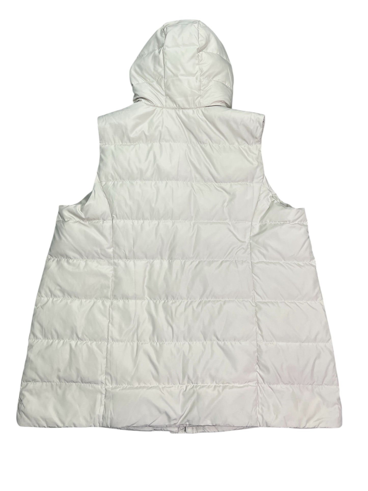 Vest Puffer & Quilted By J. Jill In Cream, Size:3X