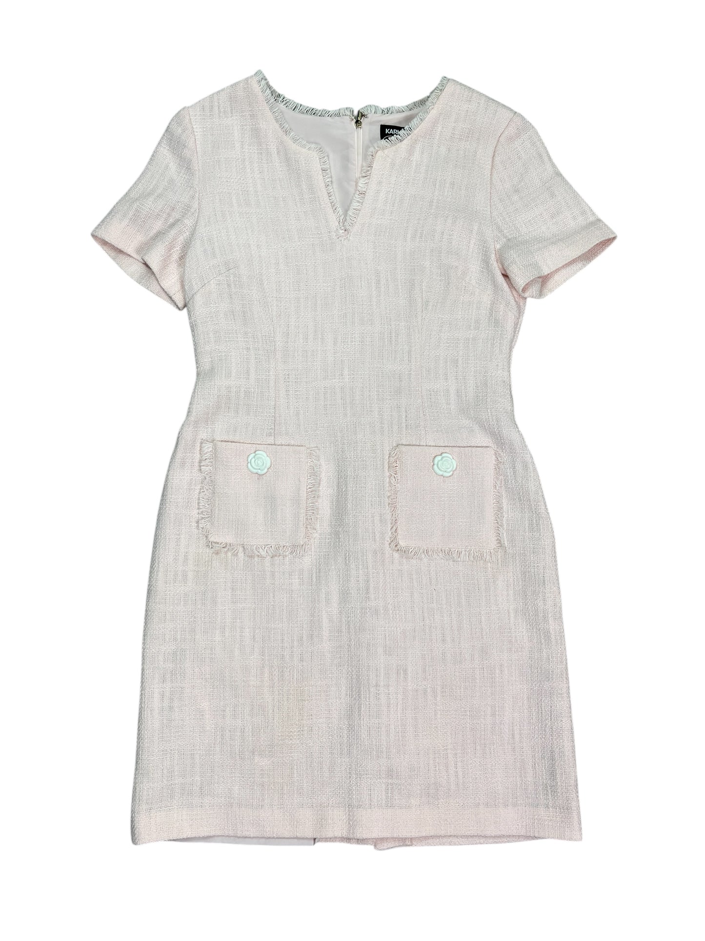 Dress Designer By Karl Lagerfeld In Pink, Size:S