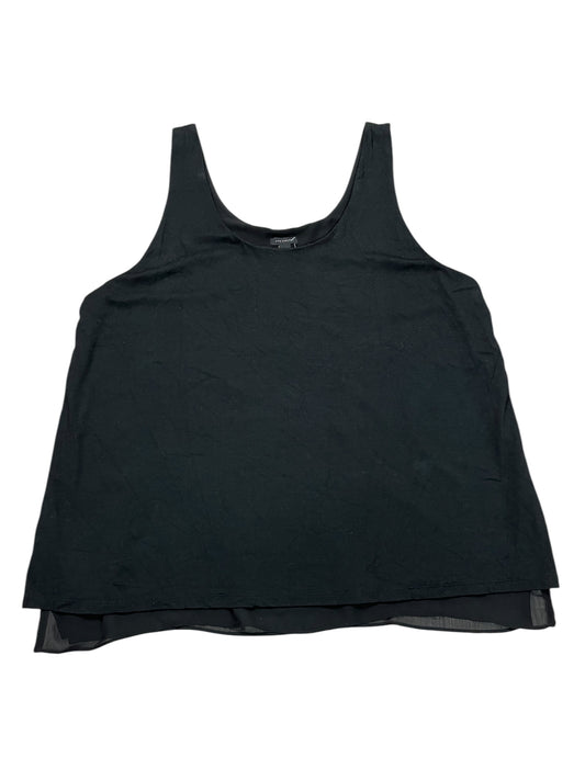 Top Sleeveless By Ann Taylor In Black, Size:Xl