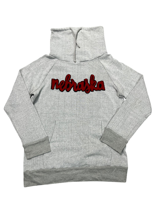 Sweatshirt Collar By MV Sport In Grey, Size:M