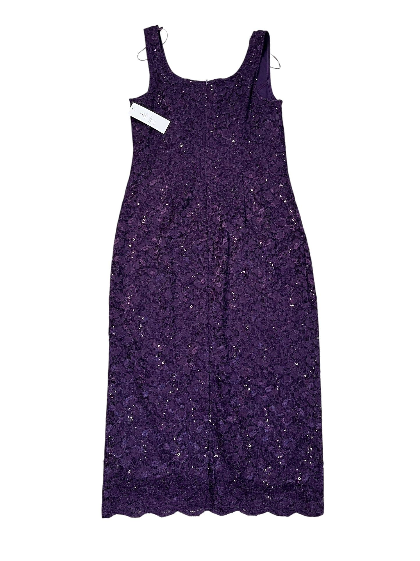 Dress Party Midi By Cmb In Purple, Size:S
