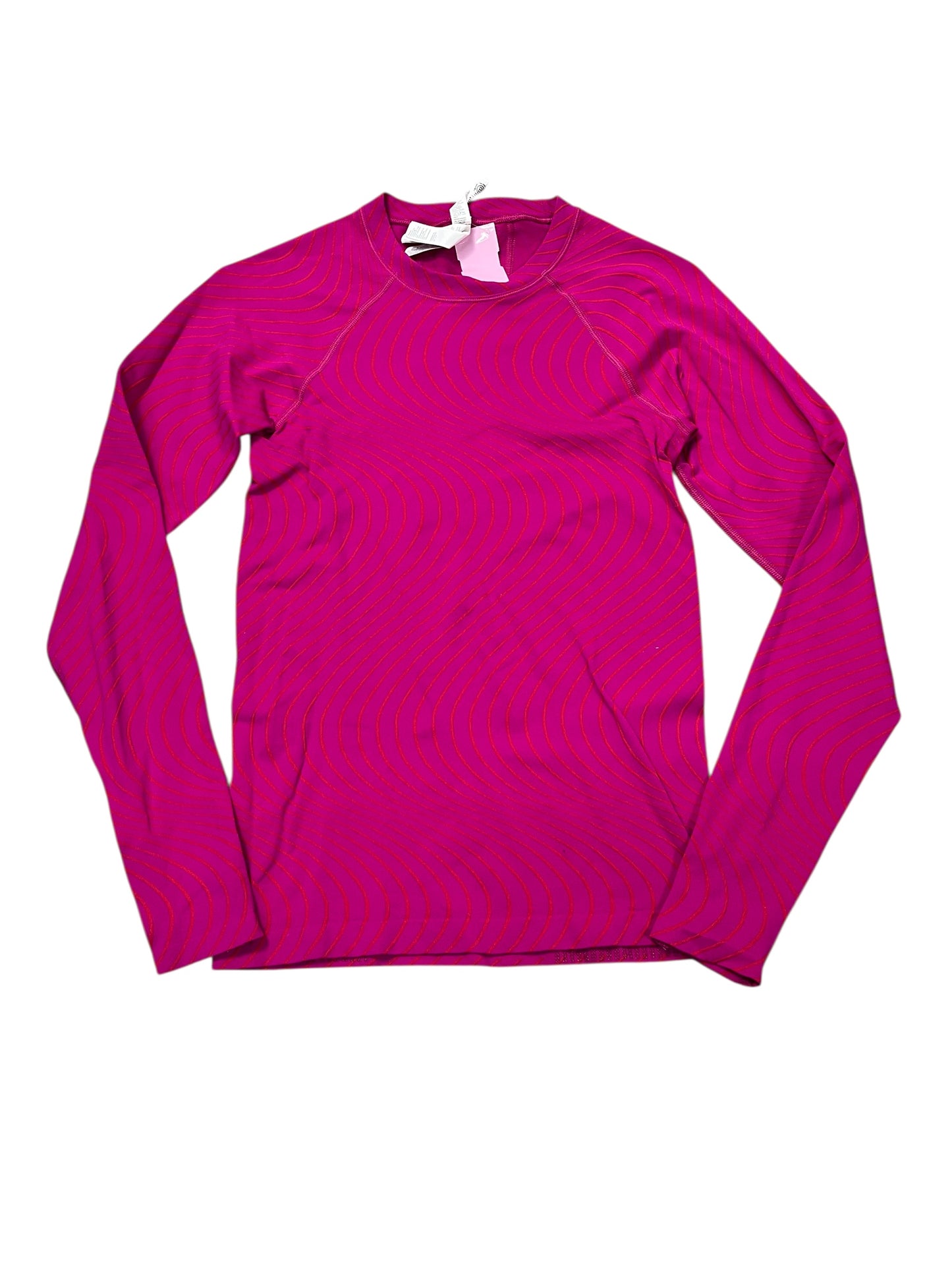 Athletic Top Ls Collar By Athleta In Pink, Size:Xs