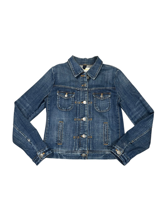 Jacket Denim By J. Crew In Blue Denim, Size:Xs