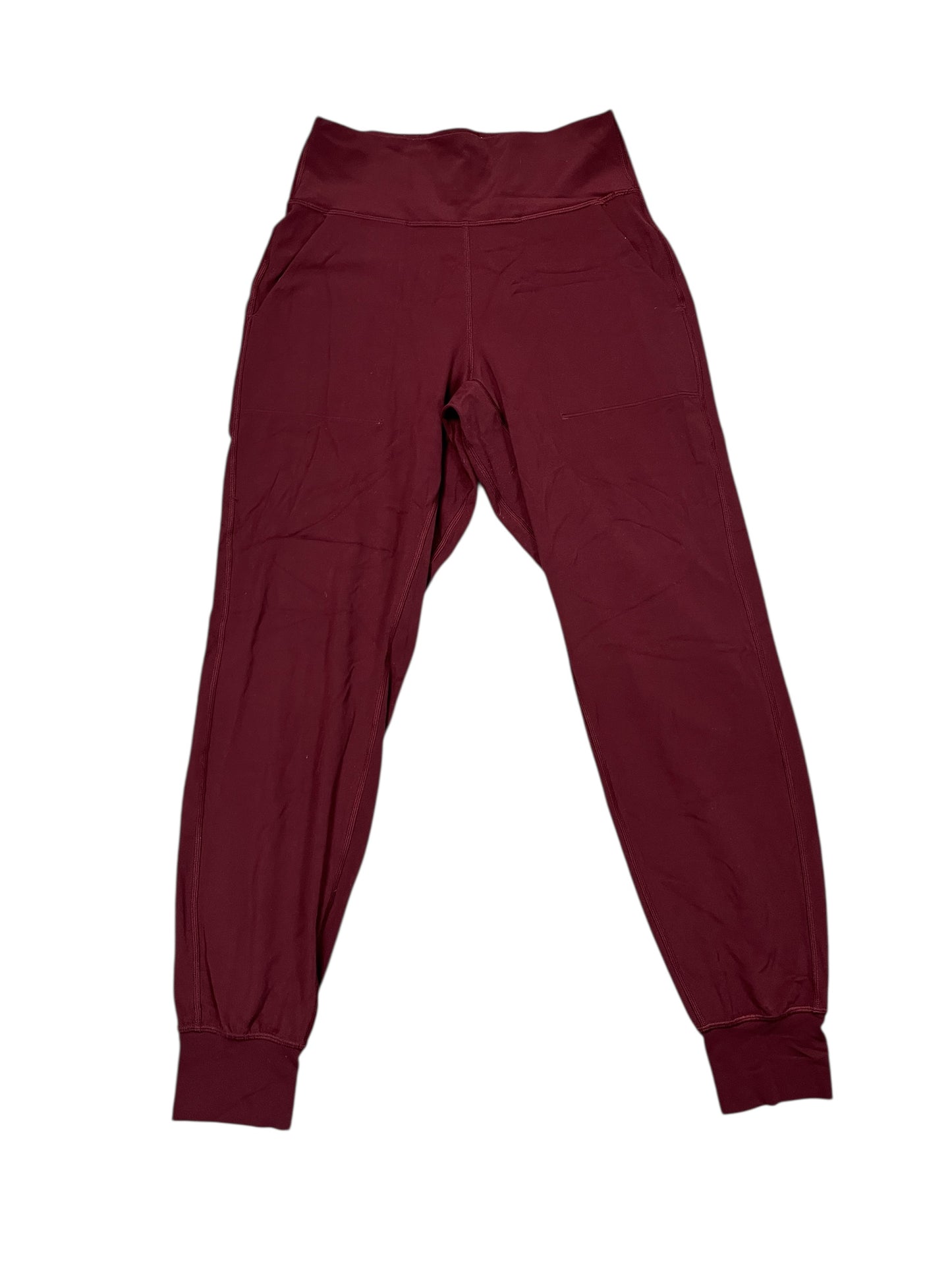 Athletic Pants By Lululemon In Red, Size:S