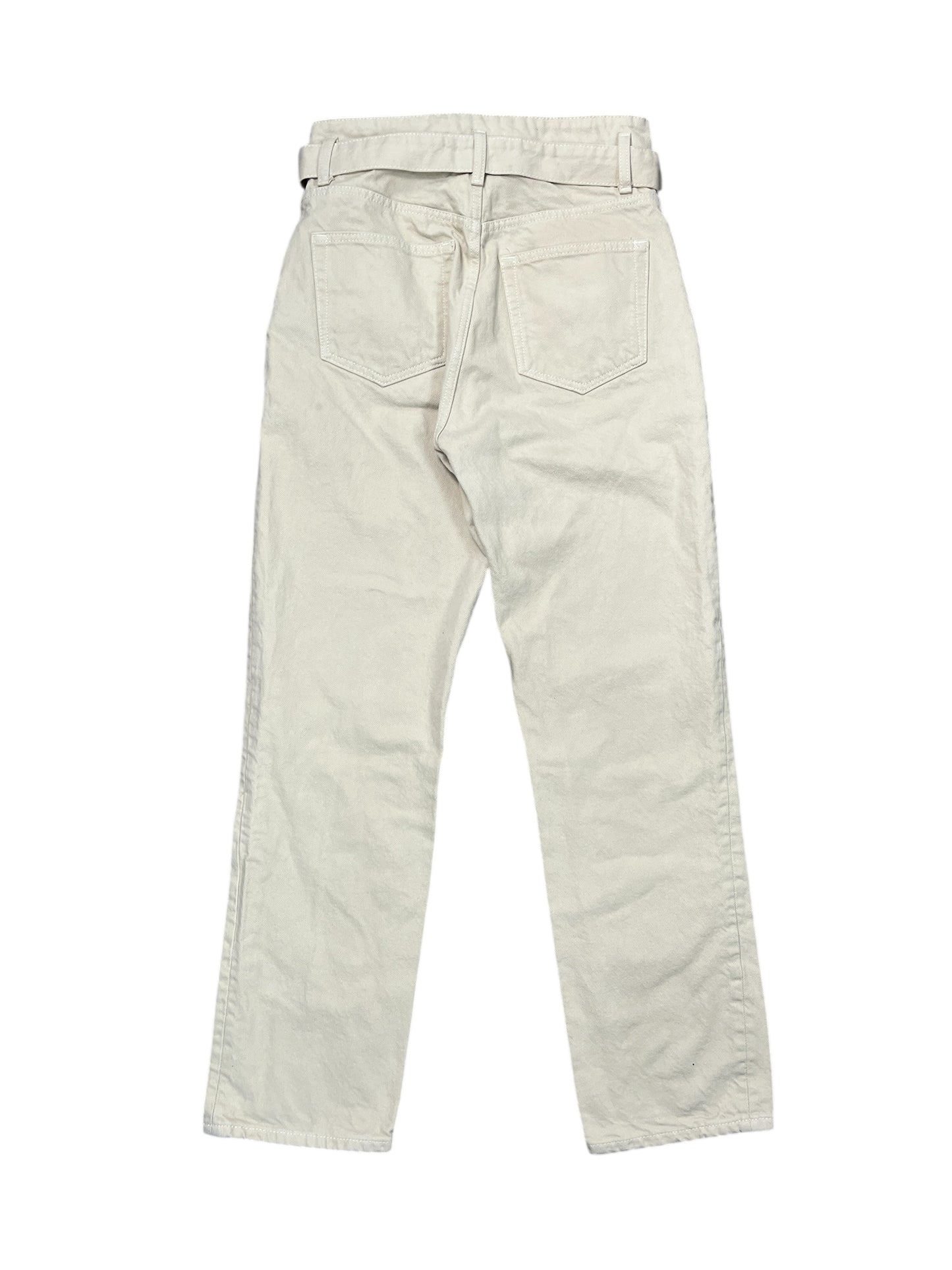 Jeans Straight By Reformation In Tan, Size:6