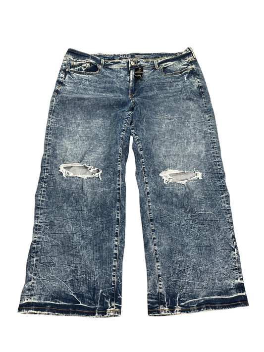 Jeans Wide Leg By Torrid In Blue Denim, Size:24