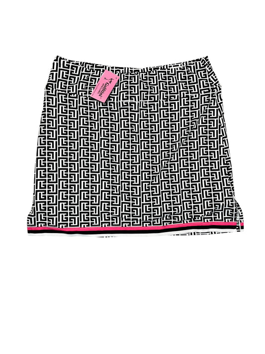 Athletic Skort By Cmc In Black & White, Size:M