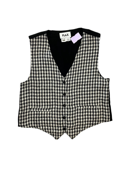 Vest Other By Flax In Black & White, Size:S