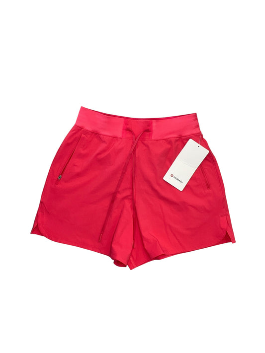 Athletic Shorts By Lululemon In Pink, Size:S