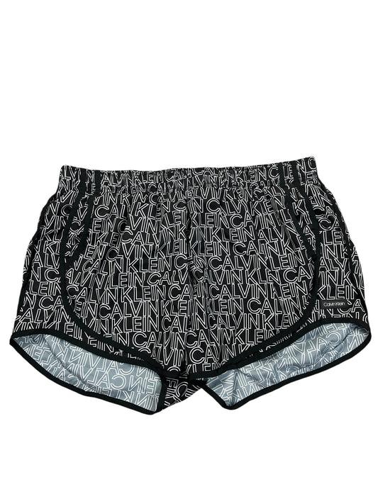 Athletic Shorts By Calvin Klein In Black, Size:Xl