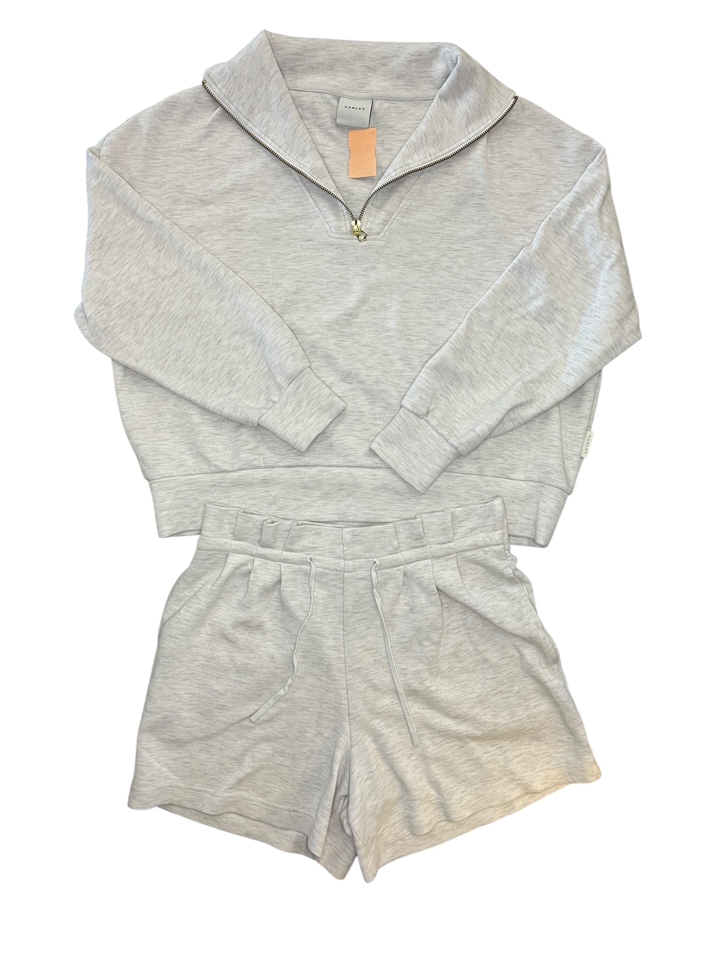 Shorts Set By Varley In Cream, Size:L