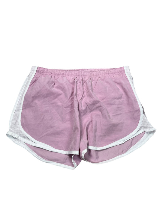 Athletic Shorts By Daisy Fuentes In Pink, Size:L