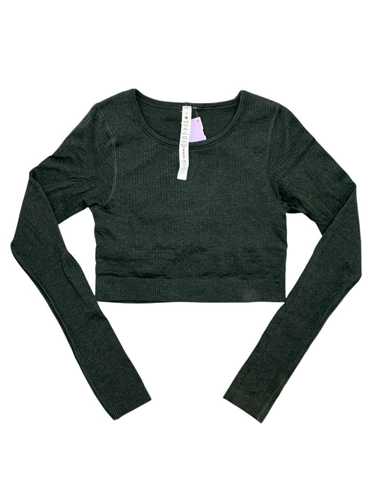 Athletic Top Ls Collar By Lululemon In Green, Size:S