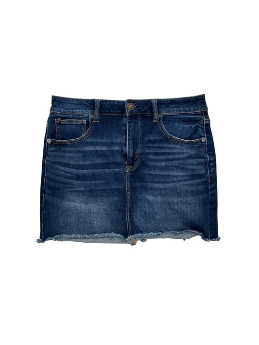 Skirt Mini & Short By American Eagle In Blue Denim, Size:L
