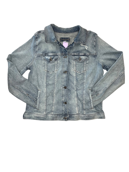 Jacket Denim By Maurices In Blue Denim, Size:L