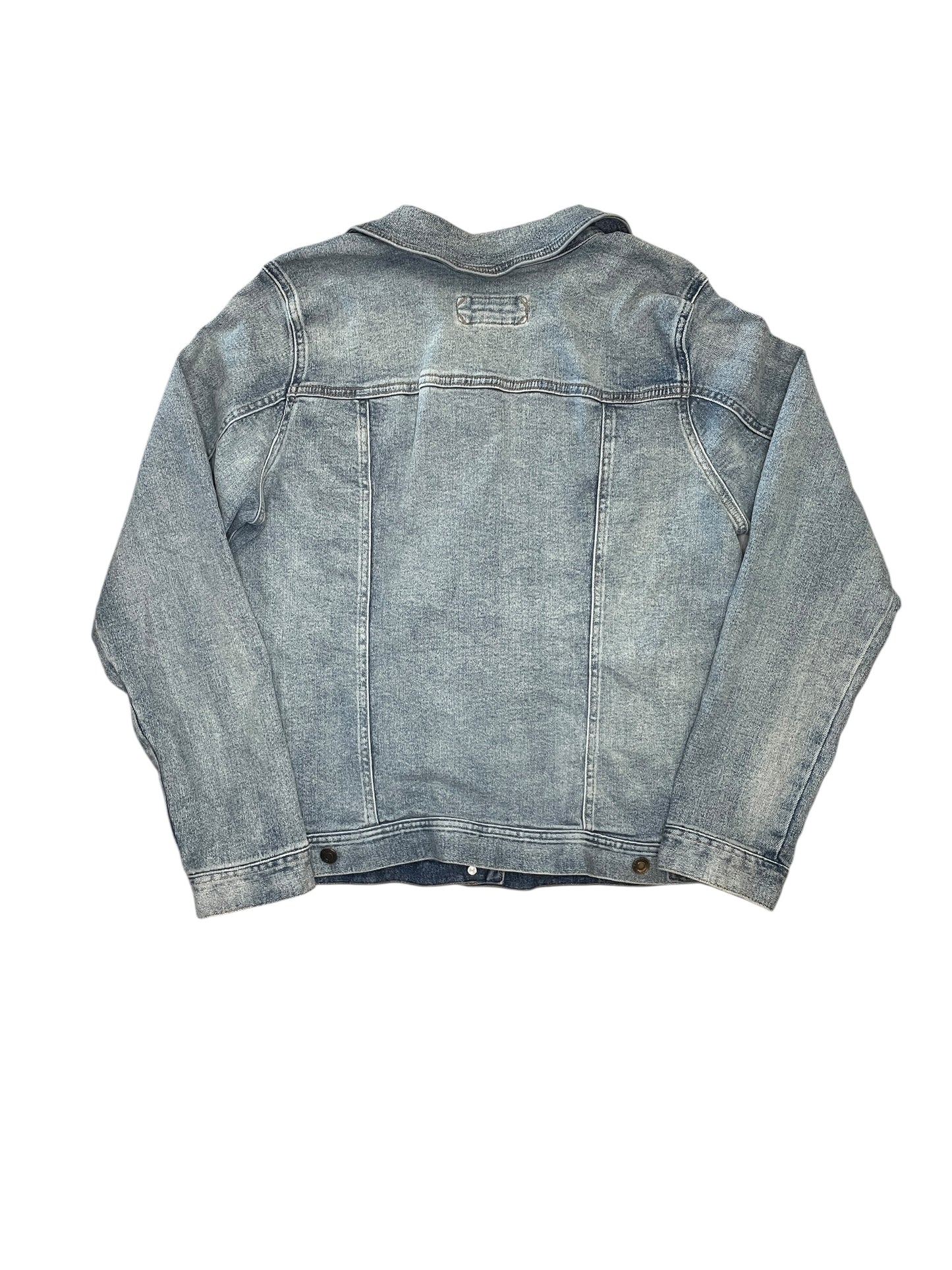 Jacket Denim By Maurices In Blue Denim, Size:L