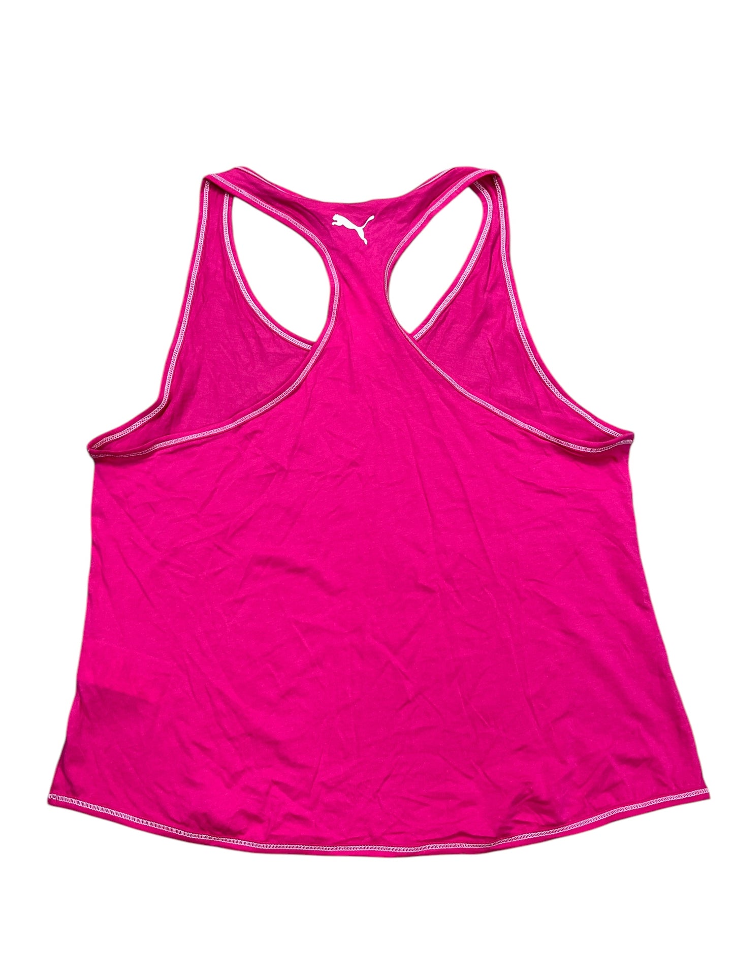 Athletic Tank Top By Puma In Pink, Size:Xl