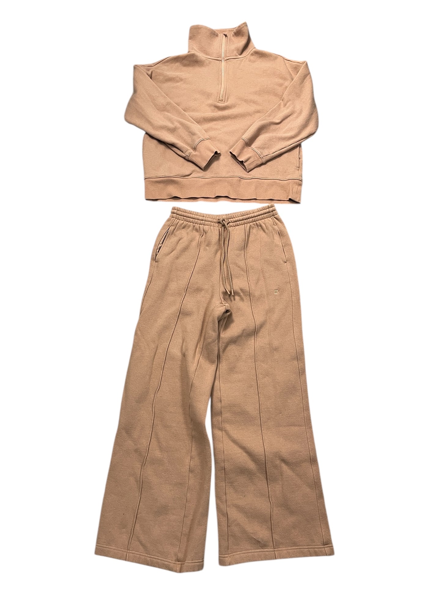 Pants Set 2Pc By Pink In Brown, Size:S