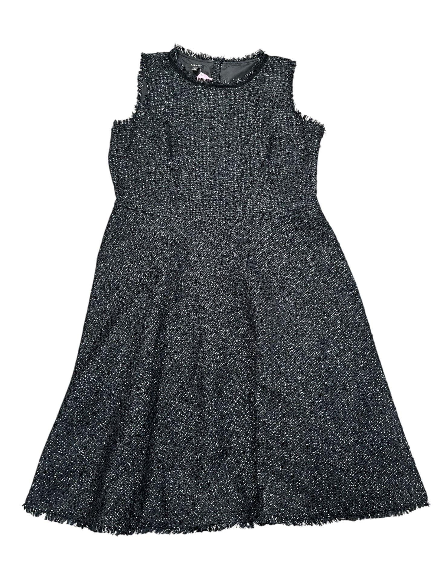 Dress Casual Midi By Talbots In Black, Size:Xl