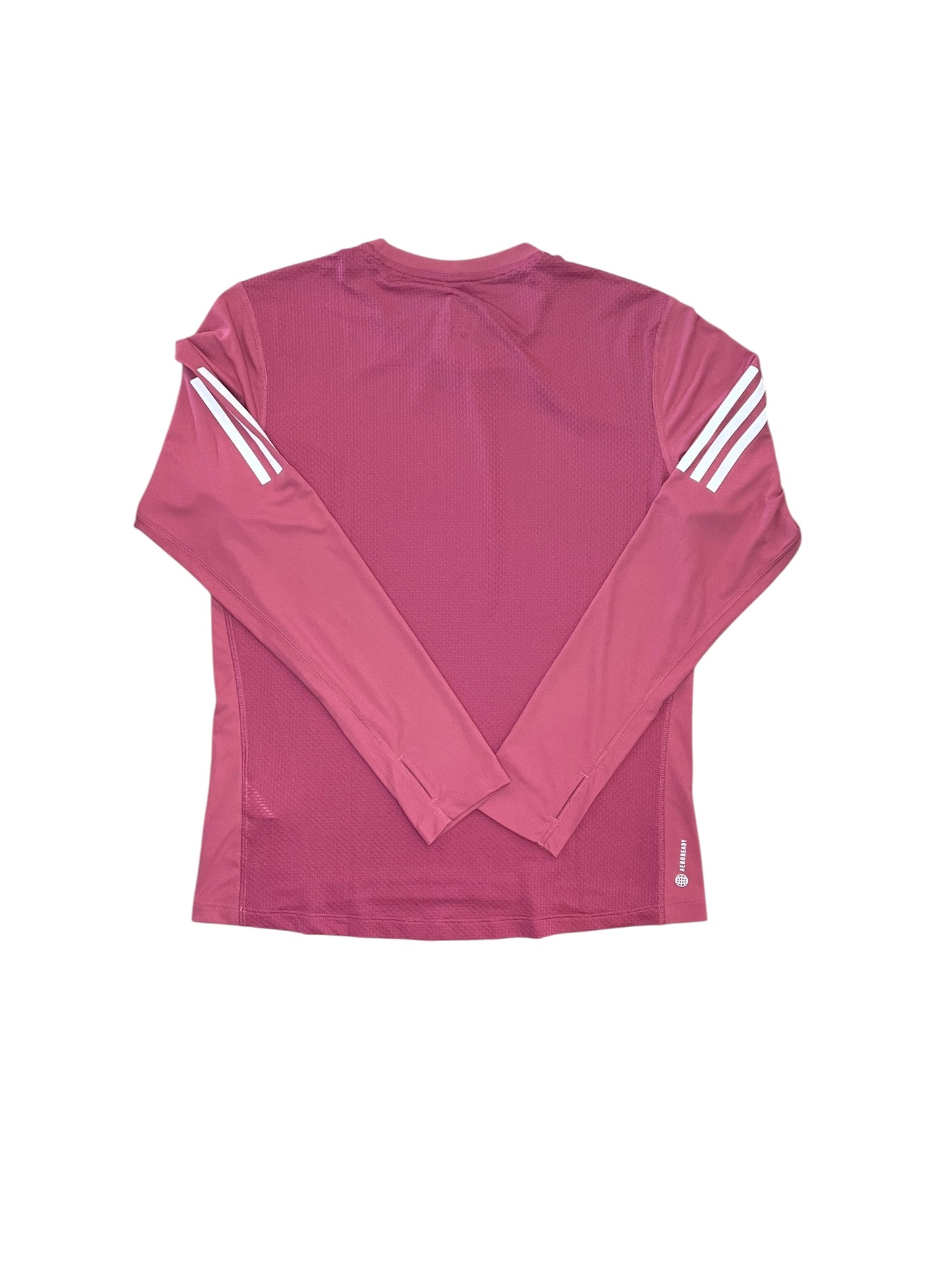 Athletic Top Ls Crewneck By Adidas In Pink, Size:M